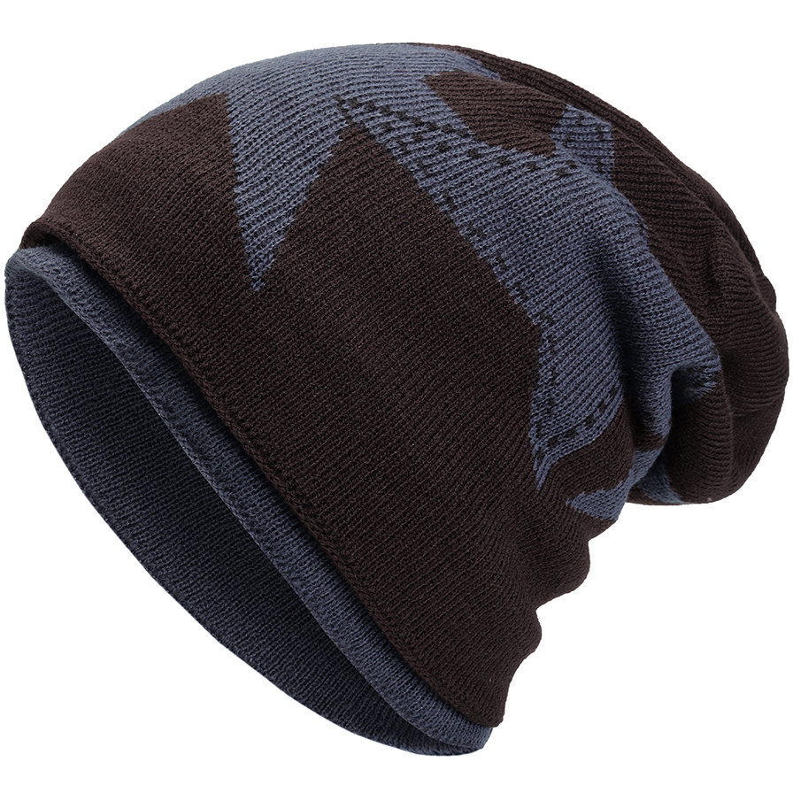 Wool Velvet Warm Thick Vintage Outdoor Snow Ski Cycling Beanie