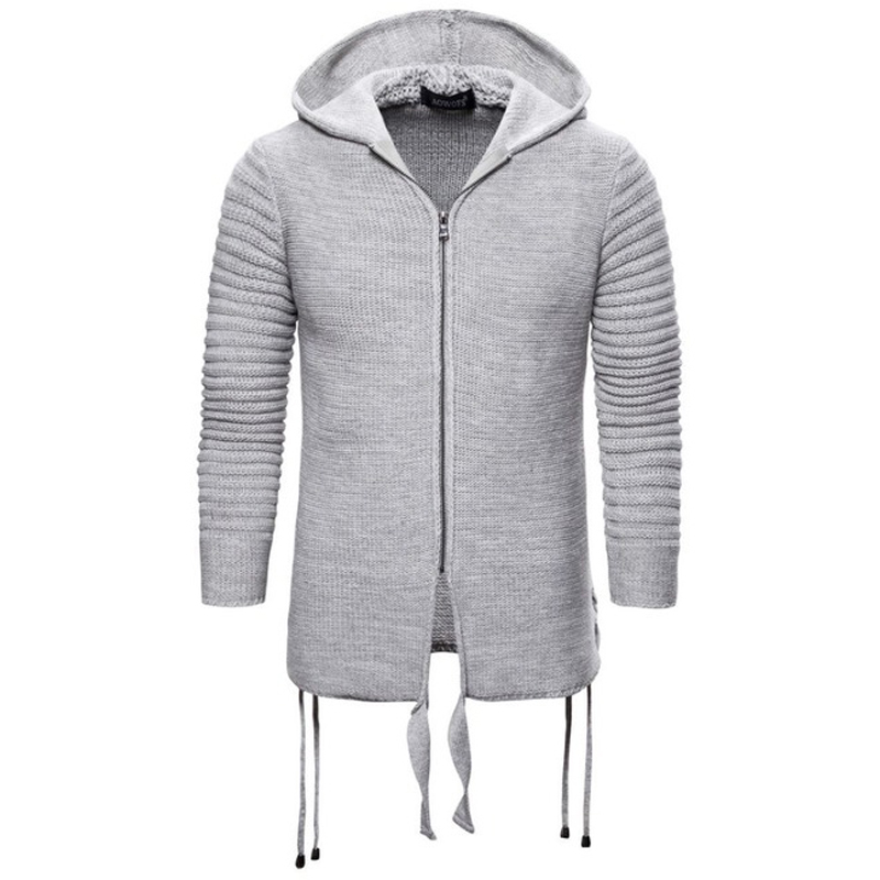 Slim Fit Knitted Hoodies